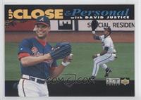 Up Close & Personal - David Justice (Black Bar on Bottom)