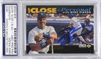 Up Close & Personal - Mike Piazza (Black Bar on Bottom) [PSA/DNA Certified…