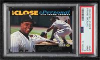 Up Close & Personal - Frank Thomas (Black Bar on Bottom) [PSA 9 MINT]