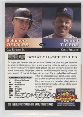 1994 Upper Deck Collector's Choice - You Crash the Deck Scratch-Off #_CRCF - Cal Ripken Jr., Cecil Fielder