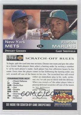 1994 Upper Deck Collector's Choice - You Crash the Deck Scratch-Off #_DGGS - Dwight Gooden, Gary Sheffield