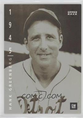 1994 Upper Deck General Motors Ken Burns Baseball: The American Epic - GM Dealership [Base] #4 - Hank Greenberg