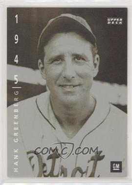 1994 Upper Deck General Motors Ken Burns Baseball: The American Epic - GM Dealership [Base] #4 - Hank Greenberg