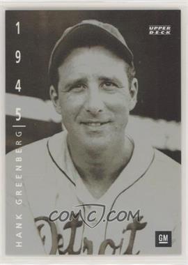 1994 Upper Deck General Motors Ken Burns Baseball: The American Epic - GM Dealership [Base] #4 - Hank Greenberg