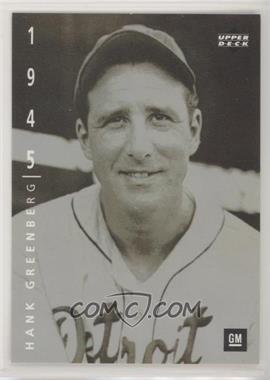 1994 Upper Deck General Motors Ken Burns Baseball: The American Epic - GM Dealership [Base] #4 - Hank Greenberg