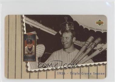 1994 Upper Deck/GTS Mickey Mantle Baseball Heroes Phone Cards - [Base] - Sample #5 - 1956 - Triple Crown Season