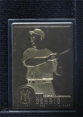 1995-10 Danbury Mint 22K Gold - [Base] #43 - Lou Gehrig [Uncirculated]