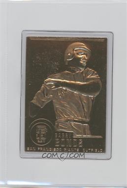 1995-10 Danbury Mint 22K Gold - [Base] #66 - Barry Bonds