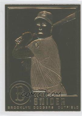 1995-10 Danbury Mint 22K Gold - [Base] #7 - Duke Snider