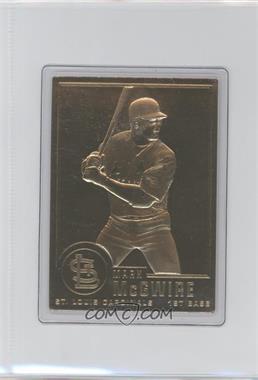 1995-10 Danbury Mint 22K Gold - [Base] #80 - Mark McGwire