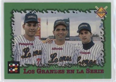 1995-96 Line Up Venezuelan Winter League - [Base] #307 - Roberto Petagine, Edgar Alfonso, Omar Vizquel, Henry Blanco