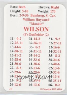 1995 APBA Baseball 1980 Season Reprint - [Base] #_MOWI - Mookie Wilson