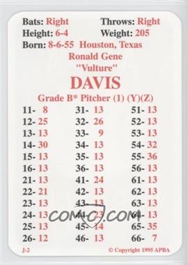 1995 APBA Baseball 1980 Season Reprint - [Base] #_RODA - Ron Davis