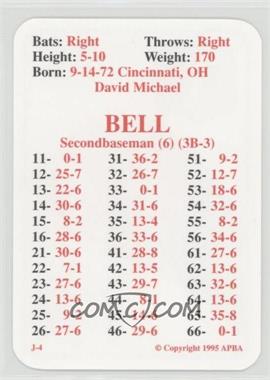 1995 APBA Baseball 1994 Season - [Base] #_DABE - David Bell