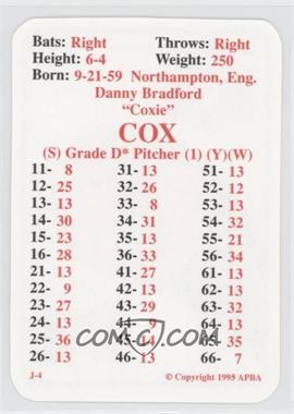 1995 APBA Baseball 1994 Season - [Base] #_DACO.2 - Danny Cox