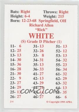 1995 APBA Baseball 1994 Season - [Base] #_RIWH - Rick White