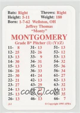 1995 APBA Baseball 1994 Season - [Base] #JENO - Jeff Montgomery