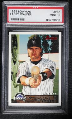 1995 Bowman - [Base] #290 - Larry Walker [PSA 9 MINT]