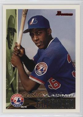 1995 Bowman - [Base] #90 - Vladimir Guerrero