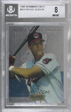 1995 Bowman's Best - Blue #10 - Richie Sexson [BGS 8 NM‑MT]