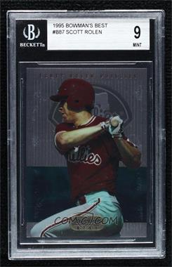 1995 Bowman's Best - Blue #87 - Scott Rolen [BGS 9 MINT]