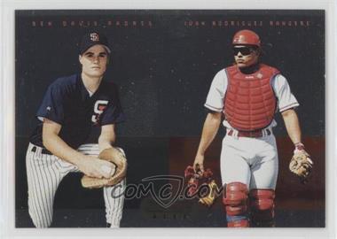 1995 Bowman's Best - Mirror Image #1 - Ben Davis, Ivan Rodriguez