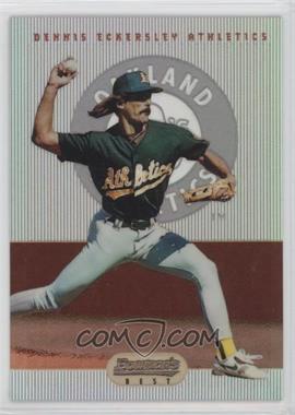 1995 Bowman's Best - Red - Refractor #58 - Dennis Eckersley