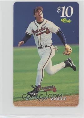 1995 Classic Phone Cards - [Base] - $10 #_CHJO - Chipper Jones