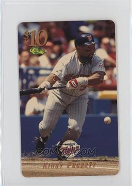 1995 Classic Phone Cards - [Base] - $10 #_KIPU.2 - Kirby Puckett ($10 is a dark color)