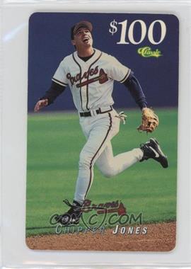 1995 Classic Phone Cards - [Base] - $100 #_CHJO.3 - Chipper Jones (No Expiration Date)