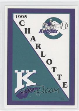 1995 Coastal Forms Charlotte Knights - [Base] #_CHEC - Checklist