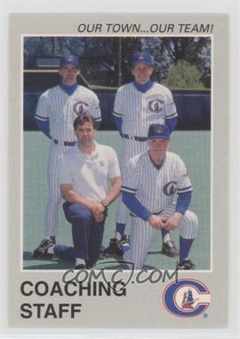 1995 Columbus Clippers Team Issue - [Base] #_COST - Darren London, Hop Cassady, Gary Denbo, Dave Schuler