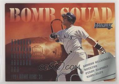 1995 Donruss - Bomb Squad #5 - Andres Galarraga, Cecil Fielder