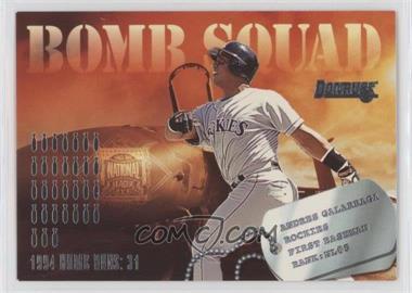 1995 Donruss - Bomb Squad #5 - Andres Galarraga, Cecil Fielder