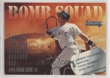 1995 Donruss - Bomb Squad #5 - Andres Galarraga, Cecil Fielder