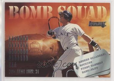 1995 Donruss - Bomb Squad #5 - Andres Galarraga, Cecil Fielder