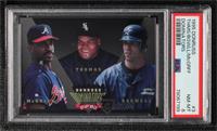 Fred McGriff, Frank Thomas, Jeff Bagwell [PSA 8 NM‑MT]