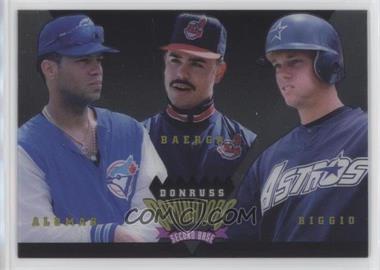 1995 Donruss - Dominators #4 - Roberto Alomar, Carlos Baerga, Craig Biggio [EX to NM]