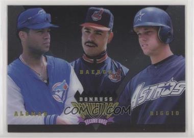 1995 Donruss - Dominators #4 - Roberto Alomar, Carlos Baerga, Craig Biggio [EX to NM]