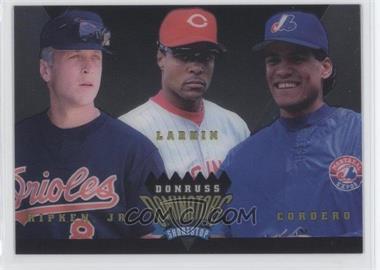 1995 Donruss - Dominators #6 - Cal Ripken Jr., Barry Larkin, Wil Cordero