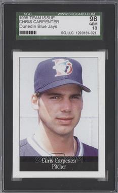 1995 Dunedin Blue Jays Team Issue - [Base] #_CHCA - Chris Carpenter [SGC 10 GEM]