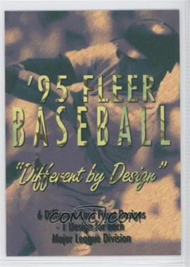 1995 Fleer - Ad Card #ADCA - Ad Card