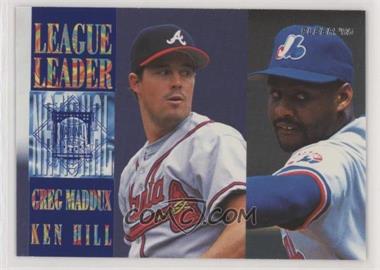 1995 Fleer - League Leader #9 - Greg Maddux, Ken Hill