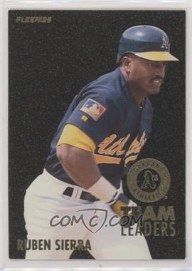 1995 Fleer - Team Leaders #11 - Ruben Sierra, Dennis Eckersley