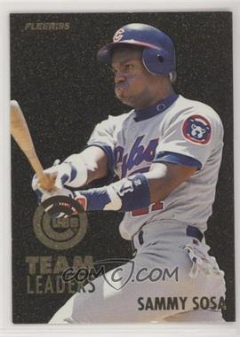 1995 Fleer - Team Leaders #16 - Sammy Sosa, Steve Trachsel