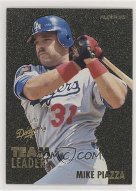 1995 Fleer - Team Leaders #21 - Mike Piazza, Ramon Martinez