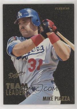 1995 Fleer - Team Leaders #21 - Mike Piazza, Ramon Martinez