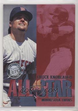 1995 Fleer Ultra - All-Star - Gold Medallion Edition #9 - Chuck Knoblauch