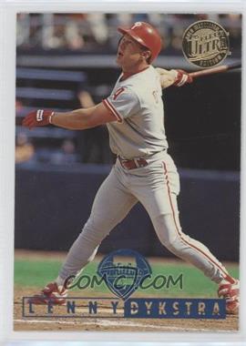 1995 Fleer Ultra - [Base] - Gold Medallion Edition #203 - Lenny Dykstra