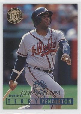 1995 Fleer Ultra - [Base] - Gold Medallion Edition #353 - Terry Pendleton